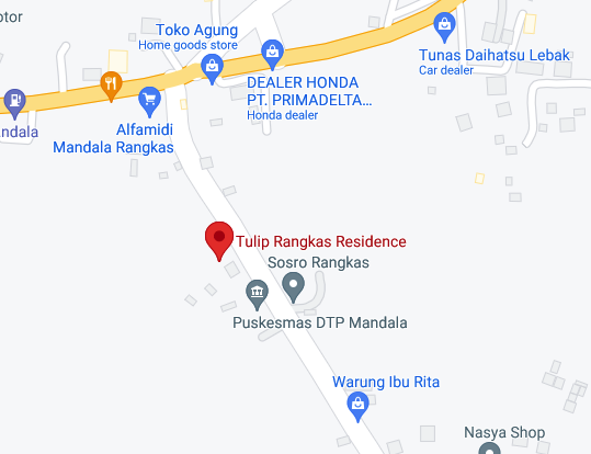 Tulip Rangkas Residence Maps